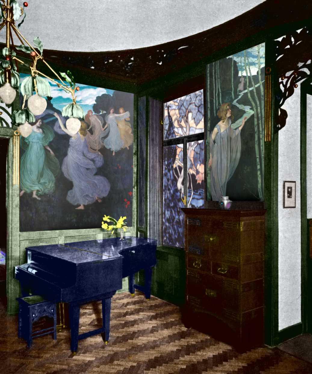 colorierte und animierte Darstellung