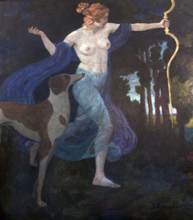 Diana, Göttin der Jagd, 1910